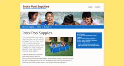 Desktop Screenshot of intexpoolsupplies.net